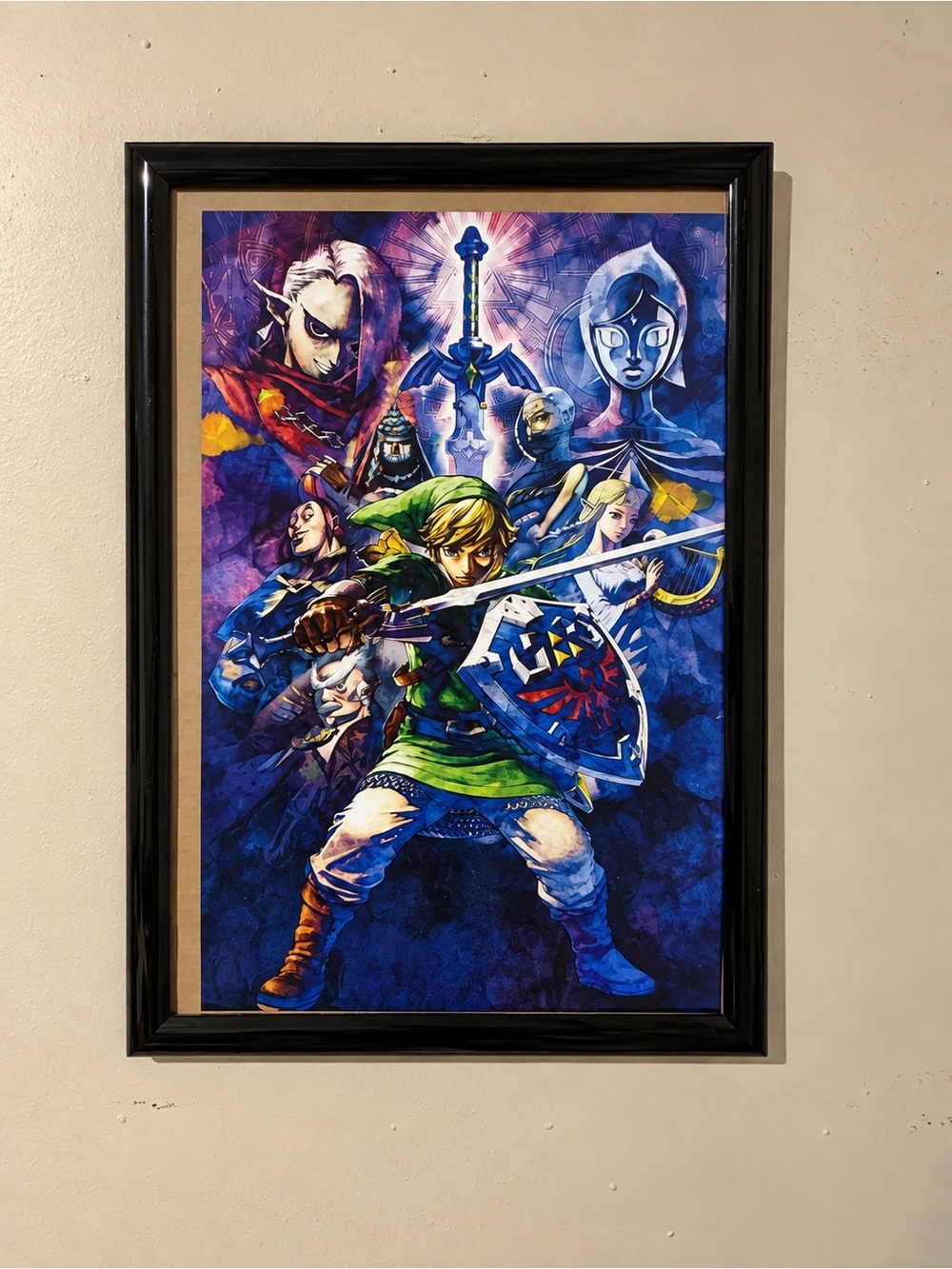 Nintendo The Legend of Zelda Colorful Hero Wall Art - Blue & Green
